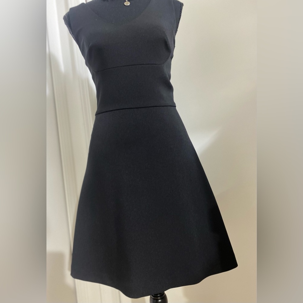 MICHAEL KORS Fit & Flare cocktail dress blk size 2 like new with tag - Picture 8 of 15